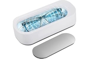 VUSDDY Ultrasonic Cleaner 300 ml, ultradźwiękowe urządzenie czyszczące, do czyszczenia okularów, biżuterii, protez zębowych, zegarków, okularów, pierścionków