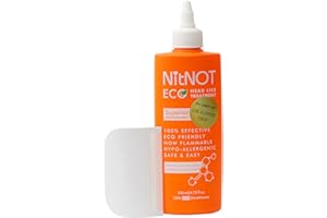 NitNOT Tête Lice traitement - tue tous les poux de tête et des œufs - XL200ml au moins 4 traitements longs cheveux - Coffre-fort - Aucun effet secondaire - Facilité d'utilisation - Pas odeurs