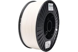 eSUN PLA+ filament 1,75 mm, filament PLA Plus do drukarek 3D, dokładność wymiarowa +/- 0,03 mm, 3 kg na szpulę, PLA Pro filamentu do drukarek 3D, biały