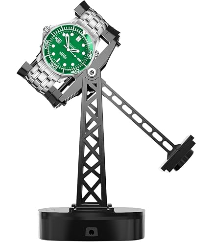 MODALO Carica Orologi Automatico Saturn Style MV4 - Custodia In Pelle Rossa Per 1 Orologio - 4