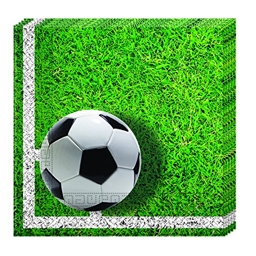 52-teiliges Party-Set Fußball Party – Teller Becher Servietten für 16 Personen - 4