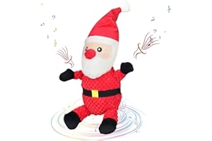 EXTFANS Squeak Toys for Dogs, Interactive Squeaky Toys for Dogs Teddy (Old Man)