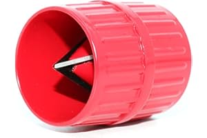 ATB-Foger 2 in 1 Entgrater Kunststoff Universal Kupferrohr Rohre Deburring Inner External Cutter für Copper Aluminium and Soft Steel Tubes Innen und Außen 5-38 mm