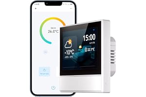 SONOFF NSPanel WLAN Smart Scene Display Wall Switch, WiFi Smart Light Switch, 2 Way Smart Home Central Panel för temperatur