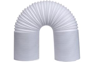 MUAFAFA Abluftschlauch 130mm 2m, Abluftschlauch Klimagerät,Klimaanlage Schlauch,für Klimagerät Mobile Klimaanlage Wäschetrockner Abzugshaube Trockner(Ø130mm, 2 M)