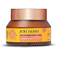 Just Herbs 24K Gold with Pure Ghee Souffle Day Cream for Deep Nourish Moisturising Anti Ageing | Improve Skin Elasticity | Reduce Dullness | Non Sticky | All Skin Types Moisturiser for Women 50ml