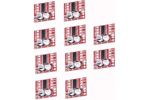 ZkeeShop 10Pcs Dual H-Bridge 2 Way DC Motor Driver Module DC Stepper 1.5A L298N Controller Board
