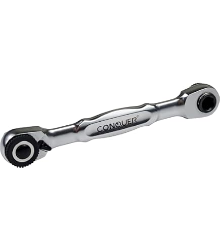 Produktbild von SabreCut MRSC12 Mini Dual Drive 1/4" Brechstange Mit Schwenkkopf & Sechskant – Rutschfest, Kompakt, Für Enge Räume
