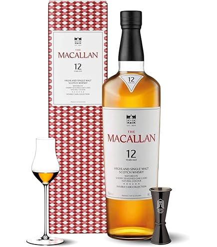 Personalised Macallan 12 Year Double Cask Scotch Whisky Gift Set
