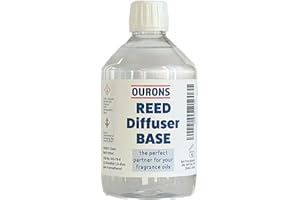 ‎OURONS 500 ml Ourons Schilfrohr-Diffusor-Basis – Erstellen Sie individuelle Schilfrohr-Diffusoren und Raumsprays