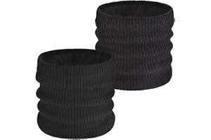 colornival Winter Schal Damen Herren Schlauchschal Loop Schal Winter Warm Dick Nackenwärmer Halswärmer Strick Halstuch Fleece Buff Schal für Männer Frauen Jungen Sport Motorrad Fahrrad Ski Joggen