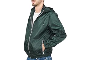 PERLETTI Giacca a Vento Donna Uomo Impermeabile - Giubbino Antivento Antipioggia Ultra Leggero con Cappuccio e Tasche - Giacca Sportiva Viaggio Unisex Outdoor Ripiegabile con Custodia