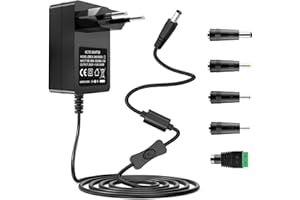 Gonine 24V 1A AC zu DC Schaltnetzteil Adapter für LED Strip Light Befeuchter Massage Gun Router Mini Fan LED Lampe Lautsprecher CCTV Kamera