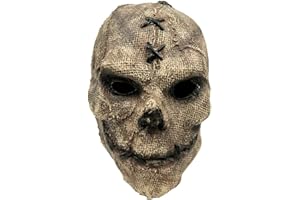 Yearsahrk Totenkopf Maske Horror Ghostface Maske Latex Gruselige Scary Dämon Karneval Halloween Kostüm Zubehör