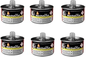 Sterling Saver Zodiac 6 x 6 Hour Quality Chafing Dish Fuel Tins with Wick Catering, Caterers Food Buffet Serving