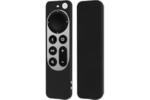 Geekria Etui ochronne kompatybilne z pilotem 2022 APPL TV 4K 3. generacji - lekkie, antypoślizgowe, silikonowe etui do telewizora 2021 APPL TV 4K Siri 2. generacji pilot ze smyczą