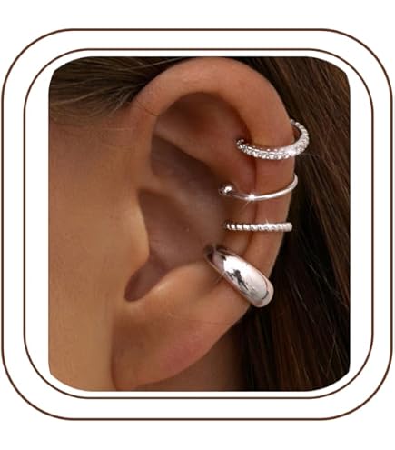 Wholesale Stainless Steel Ear Cuff Helix Cartilage Clip on Fake Earring Ring Non