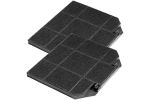 Jpshop Filtres à charbon actif pour hottes aspirantes compatibles avec Franke et Faber 2 pièces