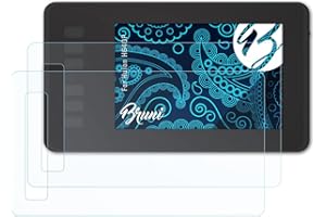 Bruni Película Protectora compatible con Huion H640P Protector Película, claro Lámina Protectora (2X)