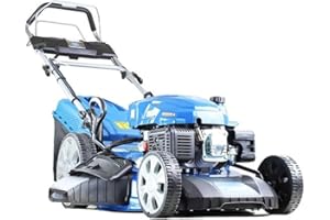 HYUNDAI POWER PRODUCTS Hyundai Self-propelled Petrol mower, 224cc, 4-stroke, Electric-start Lawnmower, 21”/53cm Cutting Width, 8 Cutting Heights, 70l Bag & 3 Year Warranty