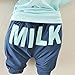 Pandaren® summer cotton shortsleeve shorts set pants sports clothing set for baby boy girl infant toddler (Milk Bottle) (18-24 months)