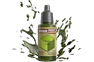The Army Painter Speedpaint Ghillie Dew 2.0, Pintura Acrilica Individual De 18ml Solución De Pintura De Una Capa Para Tabletop Miniaturas Como Warhammer 40k y figuras de Dungeons and Dragons.
