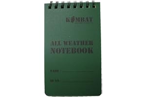 Kombat UK Mini taccuino militare impermeabile 50 pagine