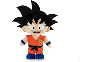 PLAY BY PLAY Peluche de los Personajes de 28cm - Goku, Muten Roshi, Krilin, Puar - Calidad Super Soft (28cm, Goku)