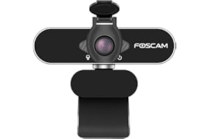 ‎FOSCAM Foscam - Webcam 1080P USB mit integriertem Mikrofon für Computer – W21 Silber