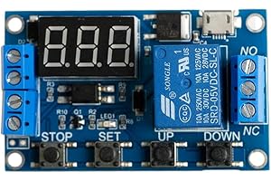 ARCELI Store 6-30V Réglable Relais Minuterie Cycle Module Commutateur Déclenchement Délai Carte De Circuit