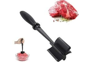 LATRAT Malet köttkvarn, värmebeständig, hackare och hackare för hamburgare, köttfärs, kött och mat