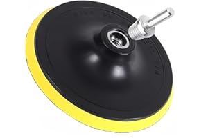 LEPEVNEY 6-Inch 150mm Hook and Loop Backing Pad M14 Drill Adapter Sanding Backing Pad Polishing Pad Disc Orbital Sander Polisher Backer Plate