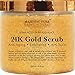 24K Gold Body Scrub and Facial Scrub from Majestic Pure, 8. 8 Oz - Ancient Anti Aging Body and Face Scrub Formula Helps Bringing Youthful Radiance RS.2037.00