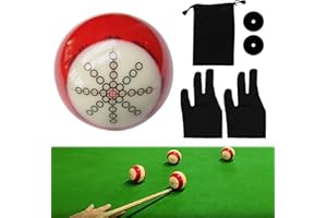 CLKE Boule De Billard, Entraînement à la Pratique Portable, Artefact Utilitaire, Accessoires America Pool Eight Ball