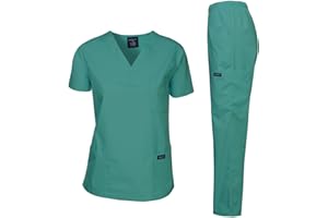 DAGACCI MEDICAL UNIFORM Dagacci Scrubs Medical Uniform Women and Man Scrubs Set Medical Scrubs Top and Pants
