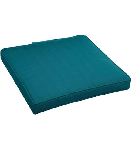 Hespéride Stuhlkissen Korai Mit Klettverschluss – 40 × 40 × 4 Cm, Polyester, Olivgrün – Bequeme Sitzauflage Für Stühle & Bänke