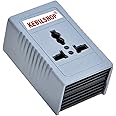 KEBILSHOP 220 v to 110 v Stepdown Voltage Converter USA to India,2500 Watt.Platinum Body Universal 3 pin Input Plug.Only for Non-Heavy Products. (2500 Watt) GREU/Black