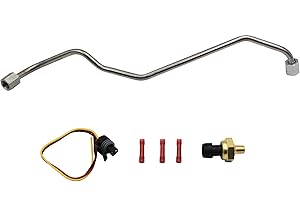 YHB Exhaust Back Pressure EBP Tube Sensor & Wire Replacement for 1999-2003 Ford 7.3L Powerstroke Diesel