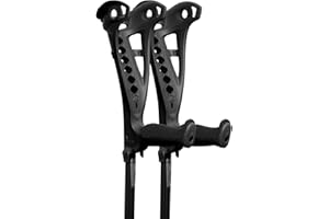 FDI Access Paire de béquilles ajustables pour coudières Noir