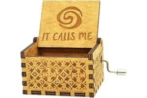 Nostalgish It Calls Me Music Box Hand Crank Wooden Musical Boxes Music Box - Unique Gift (Wood, It Calls me)