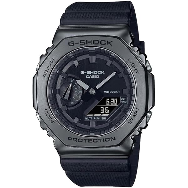 G-Shock Montre G-Steel Noir Solo Time Homme de Sport cod. GST