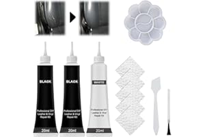 ALLONY Générique Pâte Réparatrice Cuir, Kits de Réparation en Cuir, Gel de Réparation pour Cuir, Réparateur Cuir Voiture, Kit de réparation du Cuir per Riparare Gli Strappi di Mobili, Divani, Siège Auto (A)