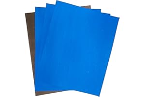 YGQ Material para hacer juntas de caucho sin amianto y corcho, lámina de papel para motores pequeños de gasolina, diésel y aceite, bricolaje, reconstrucción y sellado, 4 unidades