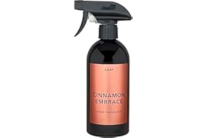 ‎LAAY LAAY Raumspray "Cinnamon Embrace" 500ml – Warmer Zimtduft mit Noten von Orange, Vanille & Karamell – Langanhaltende Duftkomposition für Gemütlichkeit Zuhause & Büro