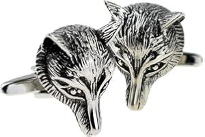 GIFTSEARCH Fox Head cufflinks (X2AJ088)