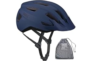 BBB Cycling Adult Bike Helmet for MTB and Road - Condor 2.0 BHE-173T With Detachable Visor and Travel Bag