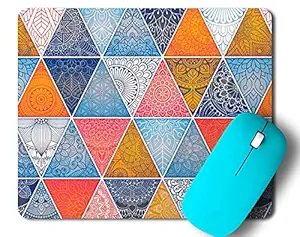 AUVS Designer Floral Design Printed Mousepad for Laptop & Computer Mousepad, Gift for Girls Kids Women Sister || Non-Slip, Non-Resistance|| (Floral Design8)