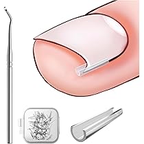 6-teiliges Pediküre-Werkzeug-Set Für Eingewachsene Zehennägel – Edelstahl, Mit Aufbewahrungstasche, Für Nagelkorrektur