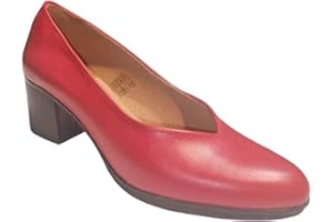 ARIADNA SÁNCHEZ Zapatos de Salón para Mujer Cómodos 24 Horas, Zapatos de Piel Fabricación Propia Hecho en España, Tacón Bajo, Calidad y Estilo Clásico, para Azafatas y Profesionales