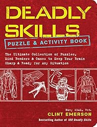 Book's Cover of Deadly Skills Puzzle and Activity Book